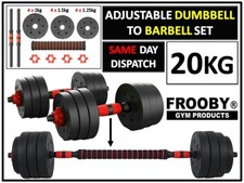 20kg Dumbbells Barbell Set